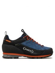 Aku Trekkingi Link Gtx GORE-TEX 378 Niebieski. Niebieskie buty trekkingowe Aku, bez wzorów, z gore-texu, bez zapięcia. Za 999.99 zł.