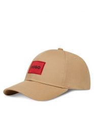 HUGO Czapka z daszkiem Men-X 581 50492745 Beżowy. Brązowe czapki z daszkiem Hugo, bez wzorów, z bawełny. Za 169.99 zł.