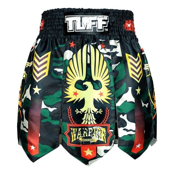 Spodenki treningowe TUFF Gladiator Green Military Warrior. Czarne krótkie spodenki sportowe TUFF, m, bez wzorów, z materiału. Za 199.00 zł.