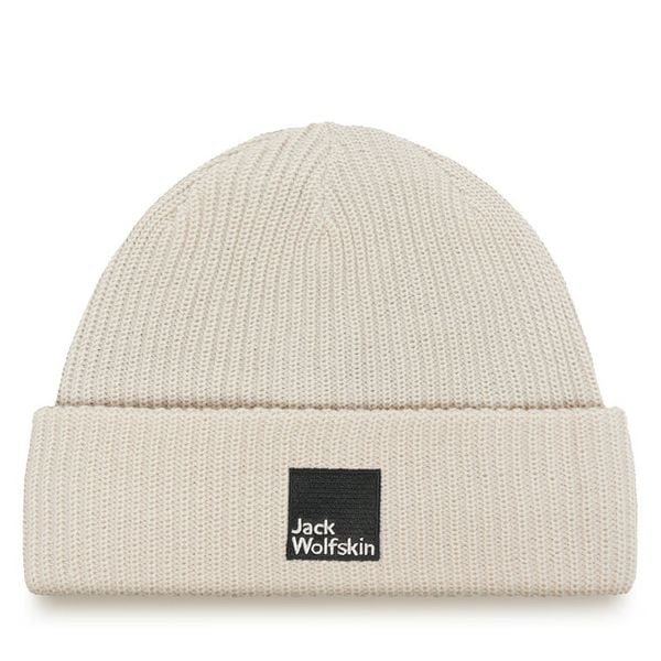 Czapka Jack Wolfskin. Brązowe czapki zimowe Jack Wolfskin, bez wzorów. Za 99.99 zł.