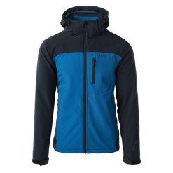 Męska Kurtka Soft Shell. Niebieskie kurtki Hi-tec, m, bez wzorów, bez kaptura. Za 263.99 zł.