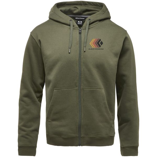 Bluza z kapturem z pełnym zamkiem błyskawicznym Black Diamond Faded. Czarne bluzy z kapturem Black Diamond, s, bez wzorów, z bawełny, z kapturem. Za 406.25 zł.