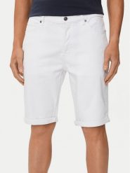 Hugo Szorty jeansowe 634/S 50511306 Biały Tapered Fit. Białe szorty Hugo, m, bez wzorów, z bawełny. Za 479.99 zł.