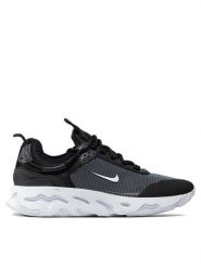 Nike Sneakersy React Live CV1772 003 Czarny. Czarne buty sportowe casual Nike, bez wzorów, z materiału, bez zapięcia. Za 389.99 zł.
