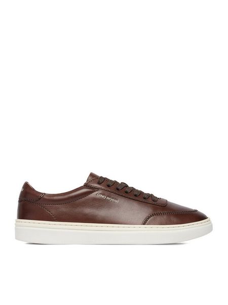 GINO ROSSI Sneakersy EO-MARSHAL-01 MI08 Brązowy. Brązowe buty sportowe casual Gino Rossi, bez wzorów, ze skóry, bez zapięcia. Za 274.99 zł.