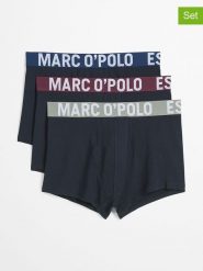 Marc O´Polo Bokserki (3 pary) w kolorze granatowym rozmiar: M. Niebieskie bokserki m, bez wzorów. Za 119.12 zł.