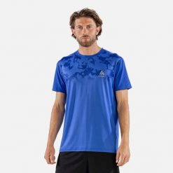 Koszulka Męska Termoaktywna Krótki Rękaw SURFANIC Carbon Dri Niebieska. Niebieskie bielizna termoaktywna SURFANIC, na zimę, m, bez wzorów, bez ramiączek, narciarskie. Za 149.99 zł.