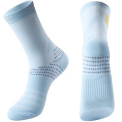 Skarpetki rowerowe kolarskie antybakteryjne Rockbros RB4900 unisex. Niebieskie skarpety ROCKBROS, bez wzorów. Za 29.90 zł.