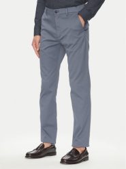 Calvin Klein Chinosy LV040EM633 Szary Slim Fit. Szare eleganckie spodnie CALVIN KLEIN, m, z bawełny. Za 439.99 zł.