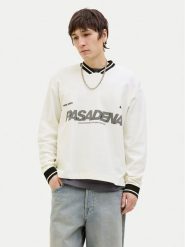 Jack&Jones Bluza Horizon 12278566 Biały Oversize. Białe bluzy Jack&Jones, m, bez wzorów, z bawełny, bez kaptura. Za 89.99 zł.