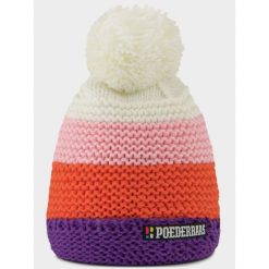 Czapka narciarska dla dorosłych Poederbaas Park Beanie. Czerwone czapki zimowe POEDERBAAS, bez wzorów. Za 194.99 zł.