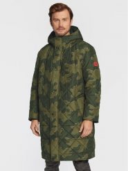 HUGO Płaszcz przejściowy Marco2241 50476742 Zielony Relaxed Fit. Zielone płaszcze Hugo, m, bez wzorów, z syntetyku, bez kaptura. Za 2,189.00 zł.