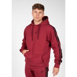 Bluza fitness męska Gorilla Wear Banks Oversized Hoodie z kapturem. Czarne bluzy GORILLA WEAR, m, bez wzorów, z kapturem. Za 349.00 zł.