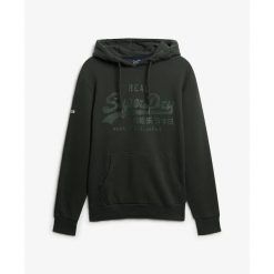 Bluza z kapturem Superdry Vintage Logo Tonal. Zielone bluzy Superdry, m, bez wzorów, z kapturem. Za 382.25 zł.
