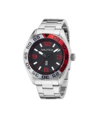 Nautica Zegarek NAPFWS306 Srebrny. Szare zegarki Nautica, srebrne. Za 459.99 zł.