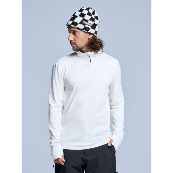 Bluza narciarska - Męska - Arctic 2.0 - Off White. Białe bielizna termoaktywna POEDERBAAS, na zimę, m, bez wzorów, z elastanu, bez kaptura. W wyprzedaży za 177.72 zł.