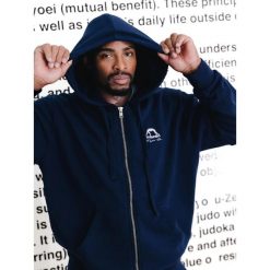 MANTO bluza z kapturem FIGHT COMPANY granatowa. Niebieskie bluzy z kapturem Manto, bez wzorów, z kapturem. Za 289.00 zł.