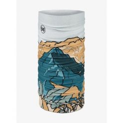Chusta wielofunkcyjna Buff Coolnet UV - nive teal. Niebieskie szaliki Buff, bez wzorów. Za 93.49 zł.