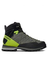 Dolomite Trekkingi Crodarossa Close Fit Hi GTX GORE-TEX 289241 Zielony. Zielone botki sznurowane Dolomite, bez wzorów, z gore-texu, bez obcasa, bez zapięcia. Za 919.99 zł.