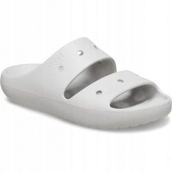 Klapki Dla Dorosłych Crocs Classic Slide V2. Szare klapki Crocs, z materiału. Za 135.99 zł.