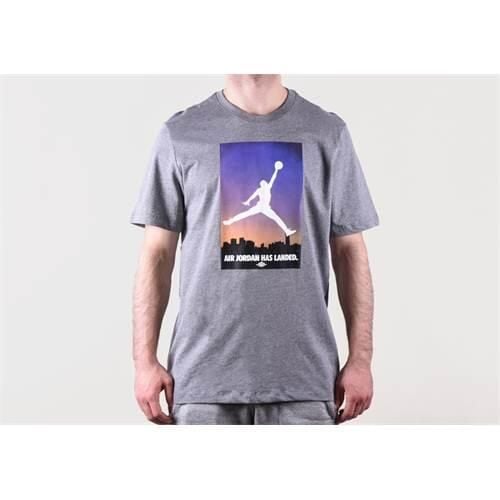 Koszulka sportowa męska Nike Air Jordan 23. Szare t-shirty sportowe Nike, bez wzorów, bez ramiączek, na fitness i siłownię. Za 149.00 zł.