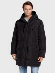 Trussardi Kurtka zimowa 52S00745 Czarny Regular Fit. Czarne kurtki TRUSSARDI, na zimę, m, bez wzorów, z syntetyku, bez kaptura. Za 1,999.00 zł.