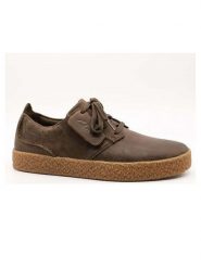 Clarks Skórzane sneakersy "Street hill Lace" w kolorze oliwkowym rozmiar: 40. Brązowe buty sportowe casual Clarks, bez wzorów, bez zapięcia. Za 281.45 zł.