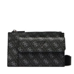 Saszetka Guess. Czarne saszetki i nerki Guess, z aplikacjami, małe, bez dodatków. Za 284.99 zł.