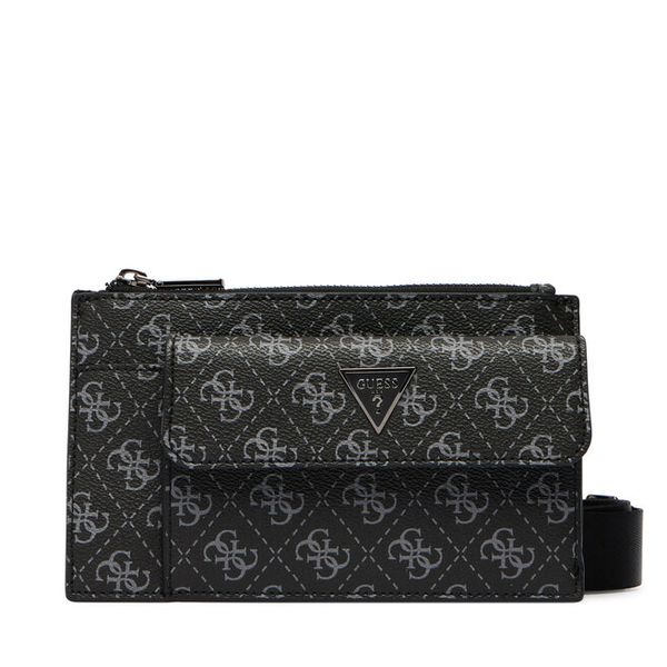 Saszetka Guess. Czarne saszetki i nerki Guess, z aplikacjami, małe, bez dodatków. Za 284.99 zł.