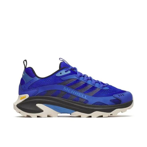 MERRELL Buty męskie J038273 Moab Speed 2 sapphire-41.5. Czerwone buty turystyczne Merrell, bez wzorów, z gumy, bez zapięcia, trekkingowe. Za 333.80 zł.