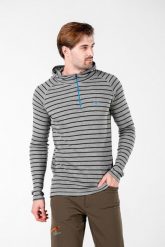 Bluza Turystyczna Męska Termoaktywna Woolona 100% Merino Thor z Kapturem. Szare bielizna termoaktywna WOOLONA, m, bez wzorów, bez ramiączek, trekkingowe. W wyprzedaży za 380.00 zł.
