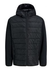 Jack & Jones Kurtka przejściowa "Multi Hybrid" w kolorze czarnym rozmiar: XL. Czarne kurtki Jack & Jones, xl, bez wzorów, bez kaptura. Za 106.13 zł.