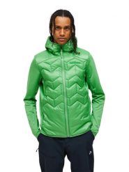 Kurtka Peak Performance męska Elevate Liner Hybrid Hood Jacket zielona - L. Zielone kurtki Peak Performance, l, bez wzorów, z elastanu, bez kaptura. Za 919.00 zł.
