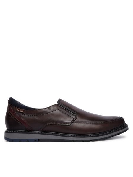 Pikolinos Półbuty Berna M8J-3114C1 Brązowy ciemny. Brązowe eleganckie półbuty Pikolinos, bez wzorów, ze skóry, bez obcasa, bez zapięcia. Za 649.99 zł.