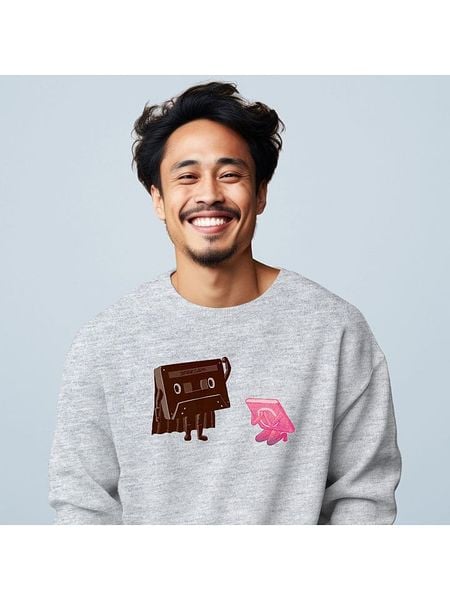 WOOOP Bluza "I am your father" w kolorze szarym rozmiar: M. Szare bluzy Wooop, m, bez wzorów, z bawełny, bez kaptura. Za 100.99 zł.