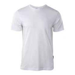 Koszulka męska Hi-Tec Plain - biała, Rozmiar M. Białe t-shirty Hi-tec, m, bez wzorów, z bawełny, bez kołnierzyka, bez ramiączek. Za 45.99 zł.