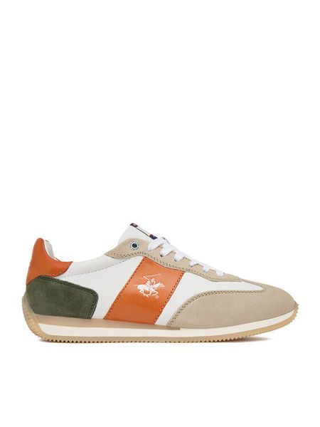 Beverly Hills Polo Club Sneakersy EO-SCOTT-10 MI08 Beżowy. Brązowe buty sportowe casual Beverly Hills Polo Club, bez wzorów, ze skóry, bez zapięcia. Za 242.99 zł.