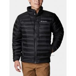 Kurtka Puchowa Męska Columbia Pebble Peak II. Czarne kurtki Columbia, m, bez wzorów, z puchu, bez kaptura. Za 1,399.00 zł.