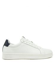Calvin Klein Sneakersy Low Top Lace Up Woven HM0HM01767 Biały. Białe buty sportowe casual CALVIN KLEIN, bez wzorów, ze skóry, bez zapięcia. Za 319.99 zł.