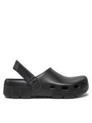 Birkenstock Klapki Birki Flow EVA 1027684 Czarny. Czarne klapki Birkenstock, z tworzywa sztucznego. Za 249.99 zł.