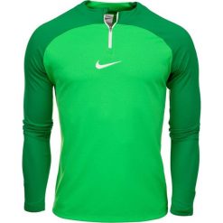 Bluza sportowa męska Nike NK Dri-FIT Academy Drill Top K. Zielone bluzy Nike, m, bez wzorów, bez kaptura. Za 175.30 zł.