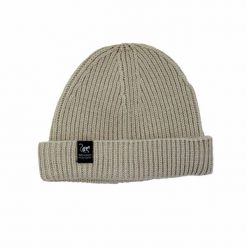 Czapka Docker – rozmiar uniwersalny – poliester z recyklingu (kremowa). Białe czapki z daszkiem SURF MONKEY, na zimę, bez wzorów, z materiału. Za 119.95 zł.