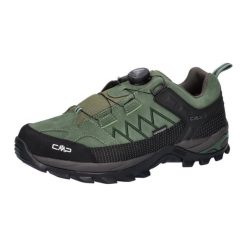Buty trekkingowe CMP Rigel Fitgo WP Low. Czarne buty turystyczne CMP, bez wzorów, z gumy, bez zapięcia, trekkingowe. Za 385.50 zł.
