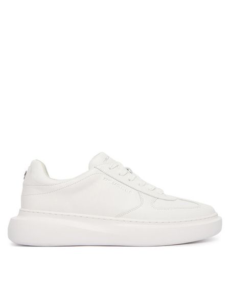 KARL LAGERFELD Sneakersy Kore KL56526 Biały. Białe buty sportowe casual KARL LAGERFELD, bez wzorów, ze skóry, bez zapięcia. Za 581.99 zł.
