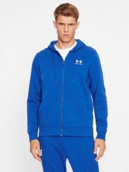 Under Armour Bluza Ua Essential Fleece Fz Hood 1373881 Niebieski Loose Fit. Niebieskie bluzy Under Armour, m, bez wzorów, z bawełny, bez kaptura. Za 219.99 zł.