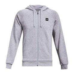 Bluza Rozpinana Męska Polar Rival. Szare bluzy z polaru Under Armour, m, bez wzorów, z polaru, bez kaptura. Za 345.99 zł.