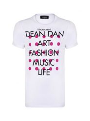 Dsquared² Koszulka w kolorze białym rozmiar: XL. Białe bezrękawniki Dsquared2, xl, bez wzorów, z bawełny, bez kołnierzyka, bez ramiączek. Za 104.39 zł.