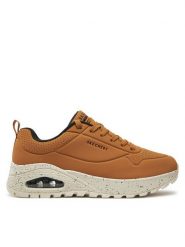 Skechers Sneakersy Uno Rugged- Wat-air-proof 183048/TAN Brązowy. Brązowe buty sportowe casual Skechers, bez wzorów, ze skóry, bez zapięcia. Za 249.99 zł.