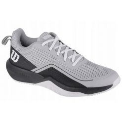 Męskie Buty Tenisowe Rush Pro Lite. Czarne buty turystyczne Wilson, bez wzorów, z gumy, bez zapięcia, tenisowe. Za 523.99 zł.