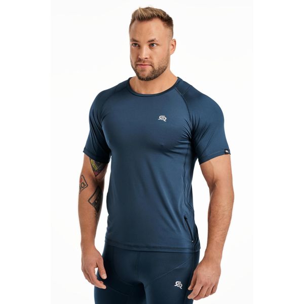 Koszulka fitness szybkoschnąca męska Rough Radical Vital Zip. Czarne bielizna termoaktywna ROUGH RADICAL, l, bez wzorów, z elastanu, bez ramiączek, na fitness i siłownię. Za 87.90 zł.